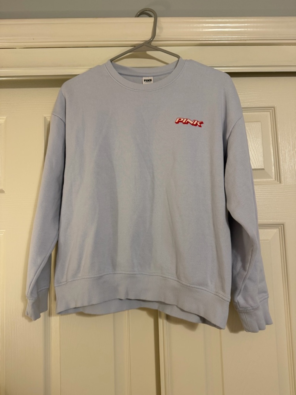 Victoria’s Secret Pink Light Blue Crewneck Sweatshirt